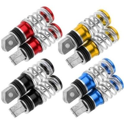 Par de Pedaleira para Moto Traseiro Zem Esportiva Universal para Honda Cg Fan Biz Pop Yamaha Ybr