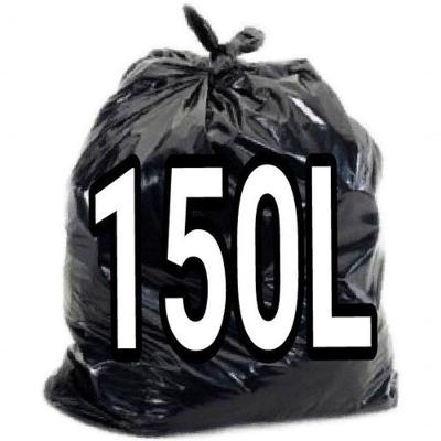 Saco para Lixo 150 Litros Super Reforçado Alta Resistência Micra 11 Preto Higipack