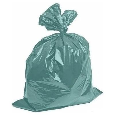 Saco de Lixo Verde 100 Litros Super Leve 0,02MM com 100 Unidades 100% Reciclado Higipack