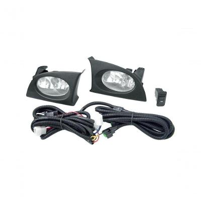 Kit Farol Auxiliar Dianteiro HD-079 Honda Fit 2005-2006 Preto com Faróis e Molduras Orbe do Brasil