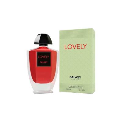 Perfume Feminino Galaxy Lovely Fem Oriental Verde Eau de Parfum 100ML