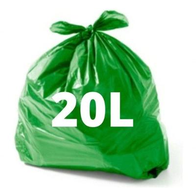 Saco de Lixo Light 20L Verde 38x45CM com 100 Unidades Higipack