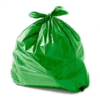 Saco de Lixo 20 Litros Pacote C-100 Verde para Coleta Seletiva Residencial e Comercial Higipack