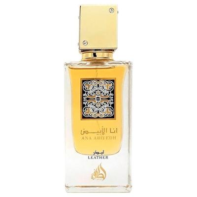 Perfume Ana Abiyedh Leather Lattafa Edp Unissex 60ml