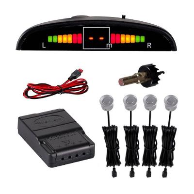 Sensor de Estacionamento Traseiro RS-304BR Prata para Veículos Compatível Roadstar Brasil