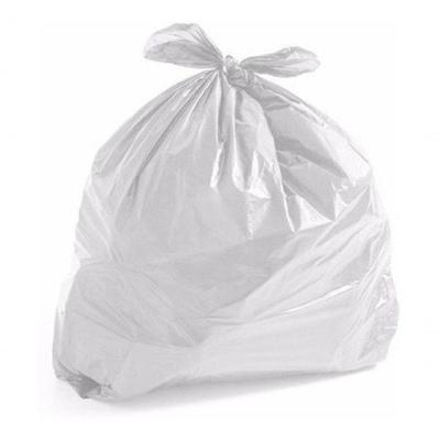 Saco para Lixo 40 Litros Branco Comum Pacote com 100 Unidades para Uso Doméstico Higipack