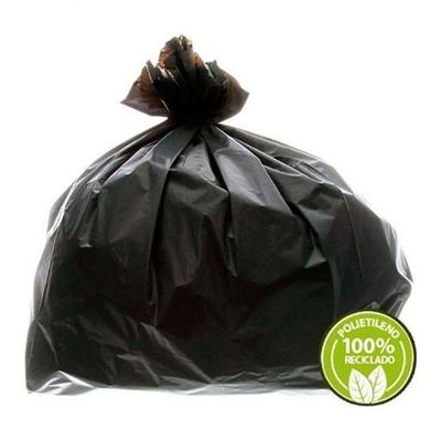 Saco de Lixo Preto Reforçado 240L 90X120CM com 100 Unidades para Resíduos Diversos Higipack