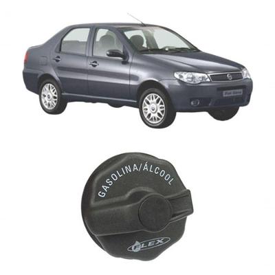 Tampa de Combustível para Bocal de Tanque Siena 2004 a 2016 Vedada sem Chave Unick
