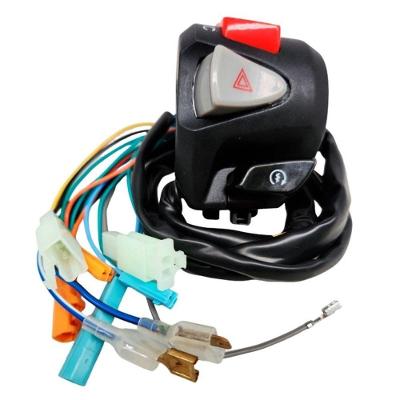 Punho de Partida com Pisca Alerta para Guidão Modelo Cb500 Fan 150 Titan 160 Start 160 OEM