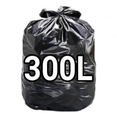 Saco para Lixo 300L Super Reforçado Parede Dupla 115x130 cm Preto Higipack
