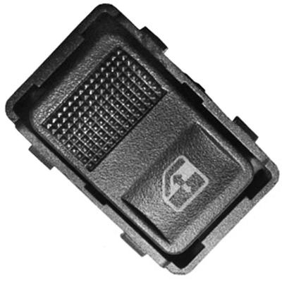 Tecla Botão Vidro Elétrico Simples Cinza Platina para Porta F103 Volkswagen Gol G3 98 a 99 e Parati