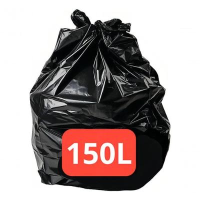 Saco para Lixo Preto Forte Super Reforçado 150 Litros Higipack