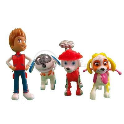 Bonecos Brinquedos Kit 5 Patrulha Canina com 4 Skate Lider Hum Ryder Marshall Zuma Skye Robo Dog