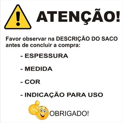 Saco para Lixo Sacos de Lixo 500 Litros Super Reforçado Preto 500L Pacote 100 Unidades Higipack