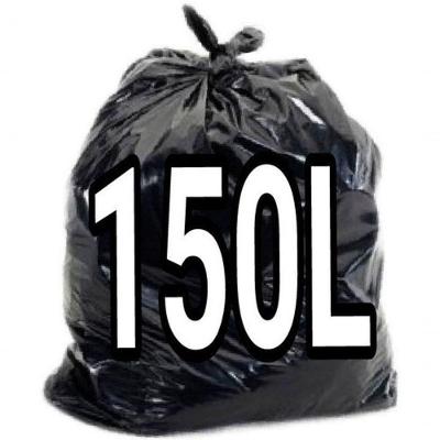 Saco para Lixo 150 Litros Super Reforçado Preto 100 Unidades Higipack