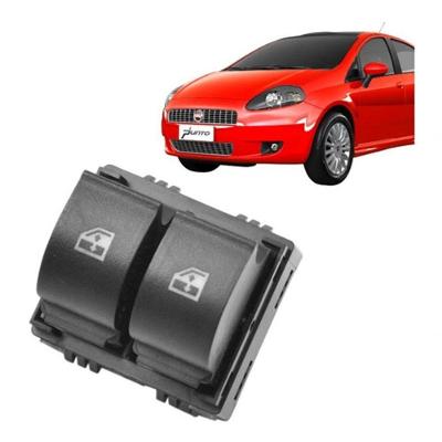 Tecla Acionadora de Vidro Elétrico Dupla para Painel Modelo F103 Compatível com Fiat Punto G1 2007