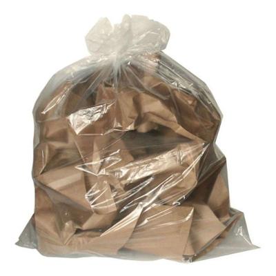 Saco de Lixo Transparente 20L Pacote com 100 Unidades Reciclável Higipack