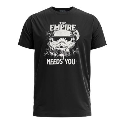 Camiseta Infantil com Boneco Pop Tees e Pocket Pop Star Wars Stormtrooper Tam m Branco Funko Pop!