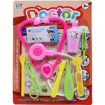 Brinquedo Kit Médico Infantil Doctor com 9 Peças para Faz de Conta Seguro Outras Marcas