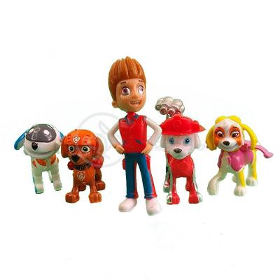 Brinquedo Kit 5 Bonecos Patrulha Canina com 4 Skates e 2 Distintivos para Brincar Smart Bracelet