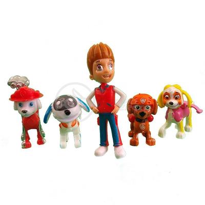 Brinquedo Kit 5 Bonecos Patrulha Canina com 4 Skate Lider Hum Ryder Marshall Zuma Skye Robo Dog 26