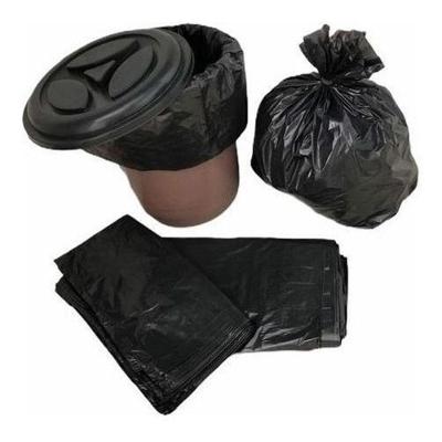 Saco para Lixo Reforçado Preto 30 LITROS 60x40CM 100 Unidades Uso Doméstico Higipack