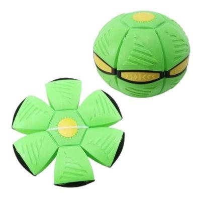 Brinquedo Esportivo Bola Mágica Voadora Maluca com LED Que Vira Bumerangue Verde OEM