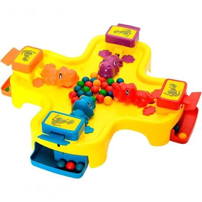 Brinquedo Educativo Super Pega Bolinhas Dinossauro Colorido para Até 4 Jogadores Zippy Toys