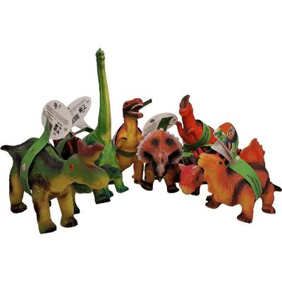Brinquedo Dinossauro de Borracha Dinossauro Soft P em Material Macio e Seguro para Crianças Well