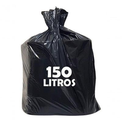 Saco de Lixo 150 Litros Super Reforçado 80X100CM Pacote com 300 Unidades Higipack