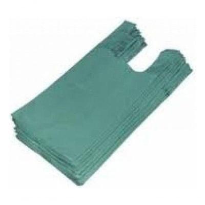Sacola Plástica Reciclada Sacola Reciclada 50 X 70 Verde Pacote com 1 kg 60 Unidades Alta