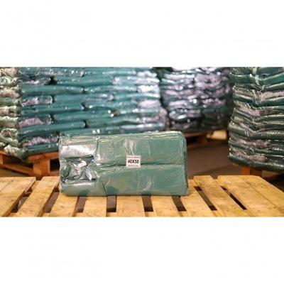 Sacola Plástica Reciclada Reforçada 40x50 para Comércio Verde Fardo 1 kg Higipack