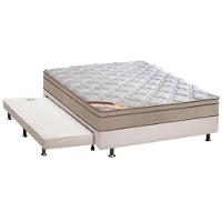 Cama Box c/Auxiliar Casal: Colchão  Castor Bonnel Revolution + Base CRC Courano Black(138x188) - 1