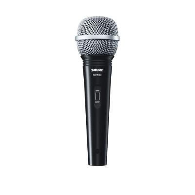 Microfone com Fio SV100 para Fala Geral, Apresentações e Canto Preto Shure