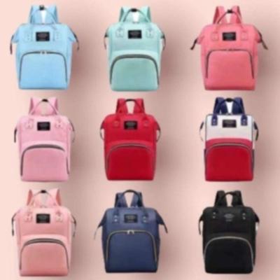 Mochila Maternidade Bolsa Mamãe Bebê com Bolso para Roupas Molhadas Preto OEM