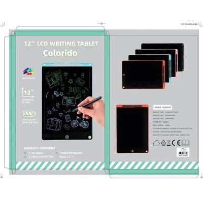 Lousa Mágica Infantil Tela LCD para Escrever e Desenhar com Caneta Azul Preto Rosa OEM