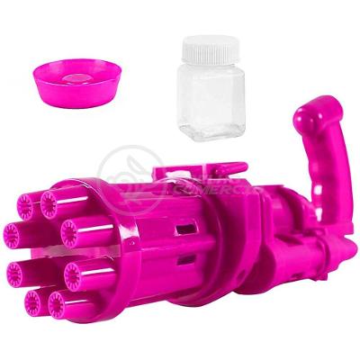 Brinquedo de Bolhas Máquina Elétrica Brinquedo Tiktok 8 Saídas Sabão Mágica Rosa Smart Bracelet