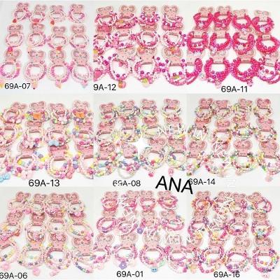 Kit Pulseira Infantil OEM Kit 48 Aleatório de Miçanga Cores Variadas para Crianças