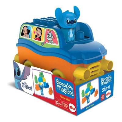 Blocos De Montar Disney Van Do Stitch 17pçs - Elka 17