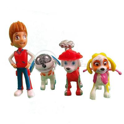 Kit de Bonecos Patrulha Canina com 5 Personagens e 4 Skates para Crianças Smart Bracelet