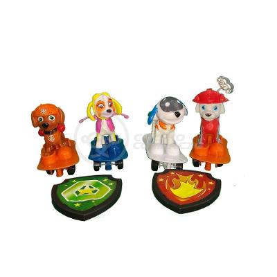 Kit de Bonecos Brinquedos Patrulha Canina com 5 Personagens e 4 Skates Smart Bracelet