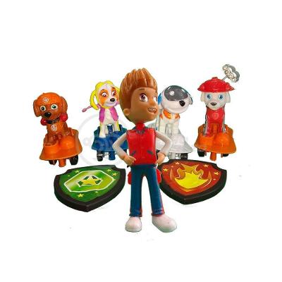 Kit 5 Bonecos Patrulha Canina com 4 Skates para Brincar e Decorar Festas Infantis Smart Bracelet