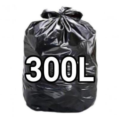 Saco para Lixo Sacos de Lixo 300l Super Reforçado 300L Preto 100 Unidades Higipack