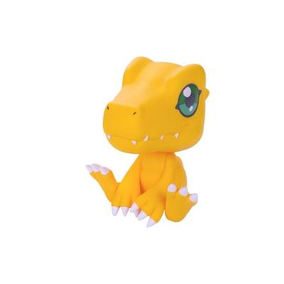 Figura de Coleção Agumon Lookup de Digimon Adventure com Cabeça Móvel 10CM Megahouse