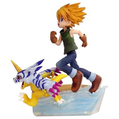 Figura de Colecionador Digimon Figure Yamato Ishida Gabumon G.e.m. Series com Base Megahouse