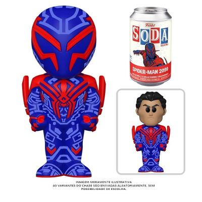 Colecionável Pop! Soda - Homem-aranha 2099 do Personagem Miguel O'Hara com Chance de Versão Chase