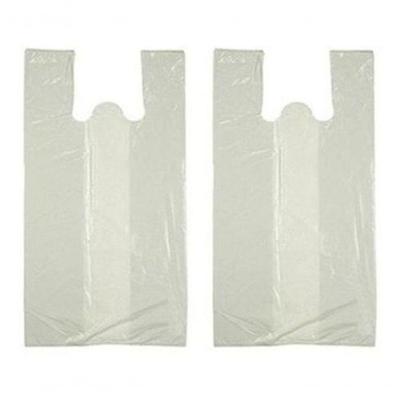 Sacola Plástica Reciclada Alça Camiseta Sacolas Plasticas Branca Recuperada 60x80 C 5 kg Higipack