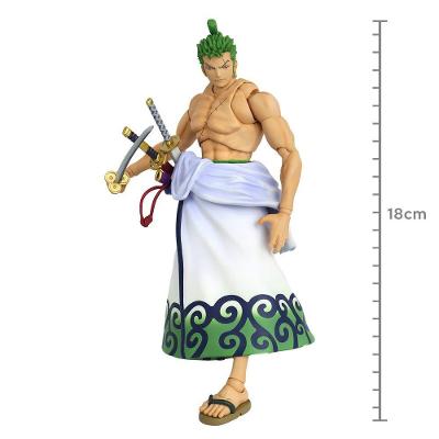 Figure One Piece Zorojuro Variable Heroes Ref.: 832987 Articulada com Espadas e Faces Megahouse