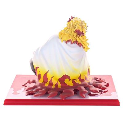 Figura de Coleção Demon Slayer Figure Kyojiro Rengoku G.e.m. Palm Size em PVC 8CM Megahouse