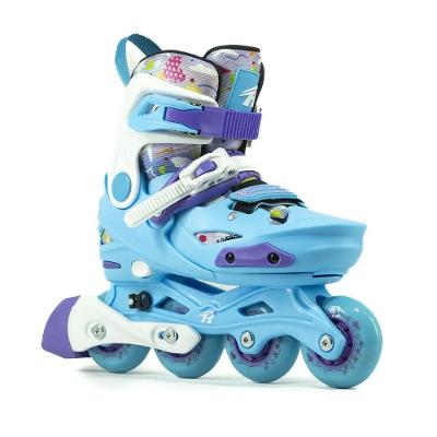 Patins Infantil RV Blue Roller Infantil Ajustável com Sistema Expansível Azul Go Roller